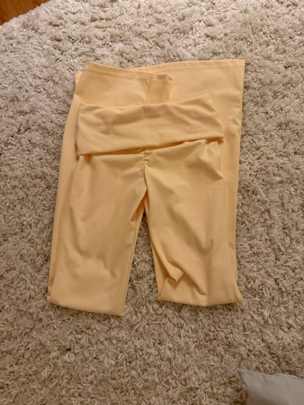 CSB form invisible scrunch fold over flare leggings - Picture 3 of 6